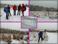 Zimowa pocztówka z miejscowości Kleckie