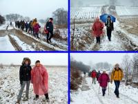 Pada mokry śnieg...