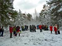 XXV Rajd Zimowy PTTK Końskie- zima przyszła jak na zamówienie