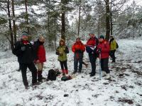 XXV Rajd Zimowy PTTK Końskie- zima przyszła jak na zamówienie