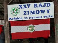 XXV Rajd Zimowy PTTK Końskie- zima przyszła jak na zamówienie