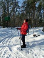 Jola wygrzewa buźkę na słoneczku