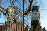 Mijamy jakiś totem...