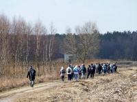 My podziwiamy krajobrazy a grupa znowu daleko...