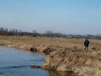 Grupa zmierza w kierunku Sobkowa