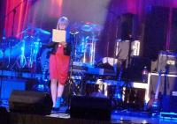 Maria Szawłowska jako prowadząca koncert