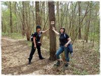 Rezerwat leśny "Rosochacz"- jesteśmy na czerwonym szlaku
