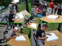 Wpisujemy sieędo księgi pamiątkowej