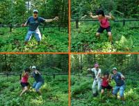 Maciek, Jurek i ja... właśnie spełniamy charyzmaty ZAGINIONYCH W AKCJI... ;-)))