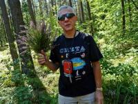 Henryczek zabrał do domu piękny bukiet wrzosu;-)))