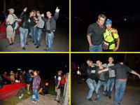 W Kuźniakach witała nas grupka fanów... pozdrowienia dla sympatycznej młodzieży