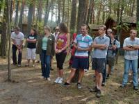 Oczekiwanie na uroczyste zakończenie maratonu