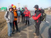 Mójcza- TOMASZ wita wszystkich uczestników rajdu