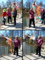 WICEPREZESIK MACIEK podpalił Marzannę- sam o mało przy tym nie spłonął;-)))