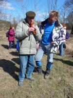 STEFAN gra na fujarce... SLAWEK podziwia jego kunszt;-)))