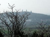 Zamek w Chęcinach- widok z Zelejowej