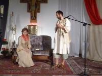 Rozmowa Franciszka z matką Piką Bernardone... matka martwi sie o los syna,który wszystkich zadziwiał kontrowersyjnym zachowaniem