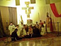 Śmierć św. Franciszka- w dwa lata później uroczyście kanonizował Go Grzegorz IX.