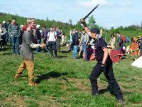 TOMASZ dzielnie walczy... jak on włada tym orężem....