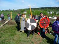 ... a ja z PAWŁEM na wszelki wypadek zasłaniamy się tarczami, coby przez przypadek ucha nie stracić