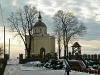Posłowice- tu kończymy wycieczkę. Na zdjęciu kościół parafialny p/w św. Izydora
