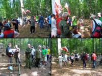 BLIŻYN- LASY DELEJOWSKIE- mogiła ppor. Władysława Wasilewskiego "OSETA"