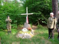 Symboliczny grob kpr. Andrzeja Paska ps. "JĘDREK"