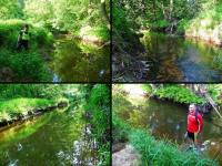 A to rzeka KAMIENNA- wystarczyło zejśc 500 m. od ogniska żeby ją podziwiać