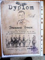 DYPLOM ZA UDZIAŁ W MARATONIE