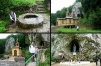 Wędrujemy dalej a po drodze podziwiamy piękne miejsca m. in. KAPLICĘ NA WODZIE i kAPLICĘ W SKALE