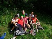 Chłopcy pracowali a lenie sie lansowały na trawie;-)))