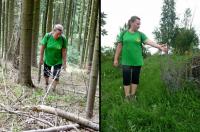 GRAŻYNKA, podczas dzielenia się swoja wiedza n/t świata roślin