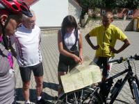 Jeszcze rzut okiem na mapę i ruszamy w dalszą drogę