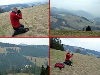 Marcin był całkowicie pochłonięty uwiecznianiem krajobrazów