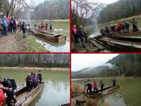 Przeprawa tratwą przez Dunajec