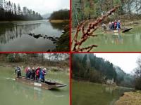 Przeprawa tratwą przez Dunajec