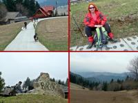 docieramy do Przełęczy Na Obidze