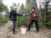 wedrowalismy wzdłóż granicy polsko- słowackiej. Elwira jest w Polsce a ja w Słowacji:-0