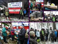 XXV Rajd Zimowy PTTK Końskie- zima przyszła jak na zamówienie