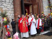 Proboszcz Parafii ks. Bogusław Bodziony serdecznie wszystkich powitał 