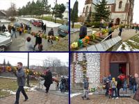 Wiele palm musiało nieść kilka osób