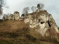 Ostani rzut oka na ruiny zamku w Ojcowie