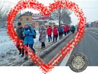 Rajdem walentykowym KTP "Przygoda" i KPŚ "Bartek" przewodziła kol. EDYTA JARZĄBEK