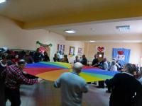 Zabawy integracyjne z chustą Klanza