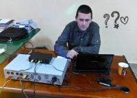 Tomasz jak zwykle czuwa nad sprawnym przebiegiem imprezy- tu bardzo poważny w tej roli;-) 