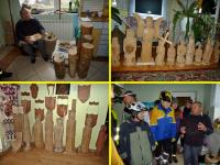 Pan Jan przy pracy- aktualnie pracuje nad postacią św. Franciszka