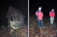 Na lewo kapliczka raz jeszcze a na prawo refleksyjne i natchnione oblicze SZERYFA;-)));-))