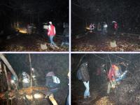 Czasami nie było łatwo- trzeba było pokonać naturalne przeszkody terenowe