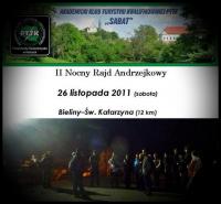 II NOCNY RAJD ANDRZEJKOWY