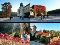 ZAMEK W PIESKOWEJ SKALE I JESIENNE KLIMATY